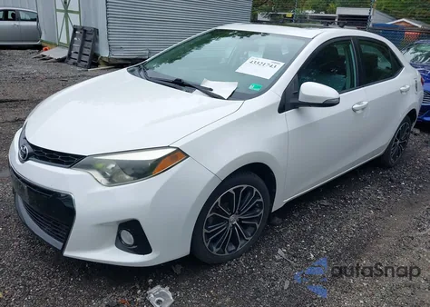 2016 Toyota Corolla S Plus z USA, uszkodzony, nr VIN 2T1BURHE5GC630985
